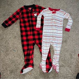 2 Unisex Baby Holiday Pajamas - 18 months